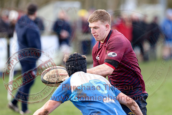 Enniskillen !st XV (36) V Portadown 1st XV (12) in Bank of Ireland Towns Cup-1