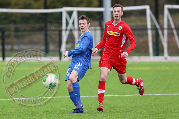Ballinamallard United Reserves (0) V Cliftonville (1) in IFA Reserve League.
