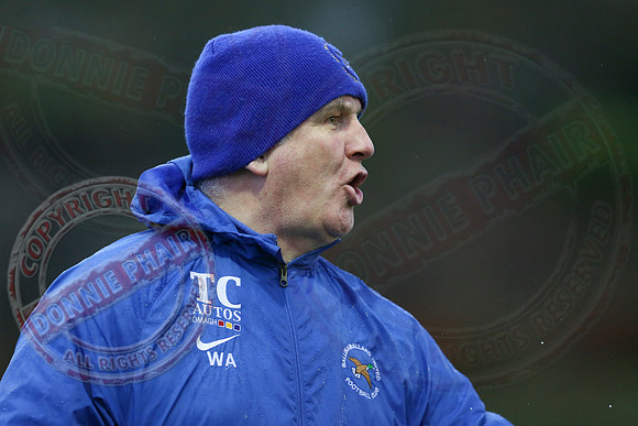 Ballinamallard United (0) v Portadown (2) in Danske Bank IFA Premier League.