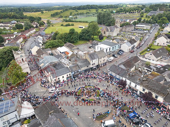 Aerial Photos of the Annual County Fermanagh Twelfth Demonstration In Irvinestown-11