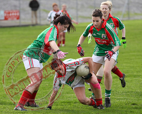 Lisnaskea Ladies V Gowna in Ladies Ulster GAA Semi-Final.  Held in Lisnaskea.