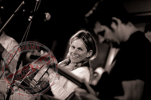 Sharon Shannon and Eleanor Shanley at the Newtownbutler Festival.