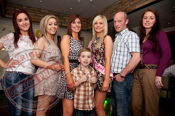 Julie-Ann Elliott 18th Birthday Party held in Squires in Enniskillen.