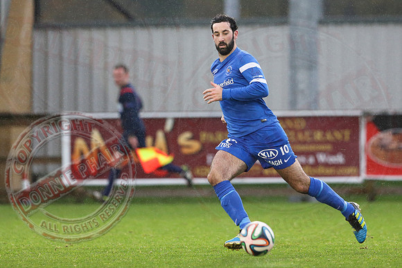 Ballinamallard United (0) v Portadown (2) in Danske Bank IFA Premier League.