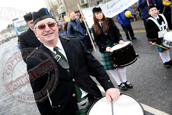 St. Patrick's Day celebrations in Enniskillen, County Fermanagh.