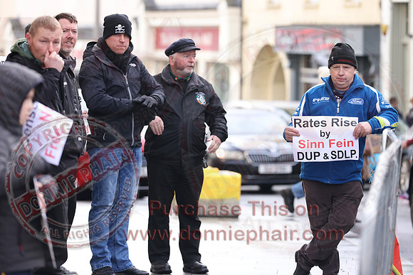Independent Councillors Protest over Censorship outside Enniskillen Townhall-25