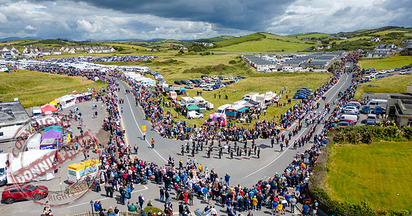 Annual County Donegal Twelfth Demonstration at Rossnowlagh
