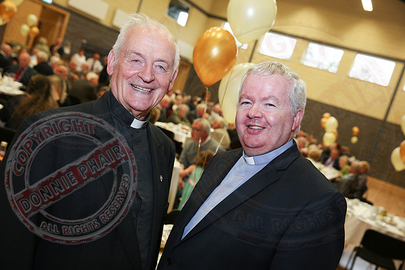 Father McManus celebrates Jubilee as a Priest in Kinawley Community Centre.