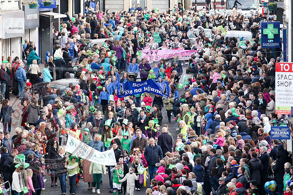 St. Patrick's Day celebrations in Enniskillen, County Fermanagh.