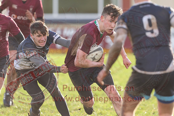 Enniskillen (19) V Belfast Met (19) in U18 Provincal League Youth Rugby-18