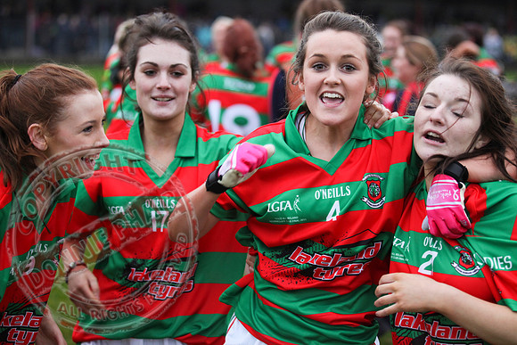 All-Ireland Ladies Intermediate Final between Lisnaskea and Stabannon.