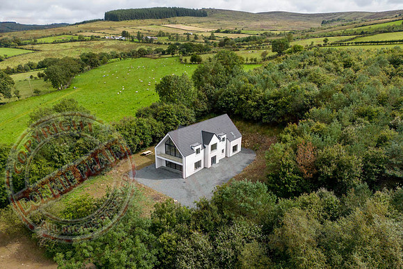 Aerial photo of home near Omagh, Co. Tyrone