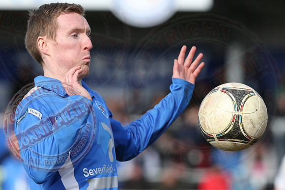 Ballinamallard United FC (0) V Linfield FC (0) in IFA Danske Bank Premiership.