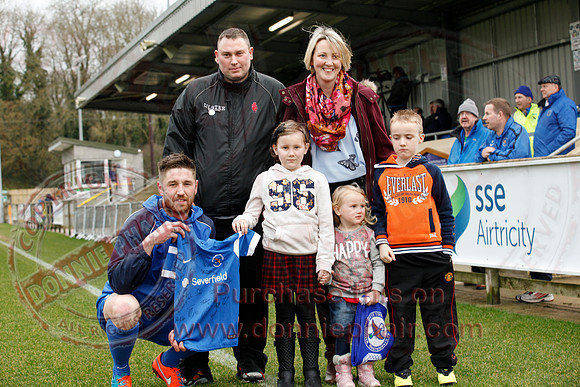 Ballinamallard United (1) V Glenavon (3) in IFA Danske Premier League.