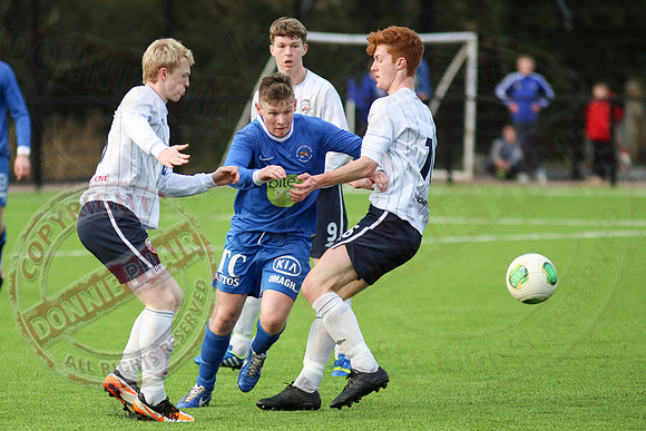 Ballinamallard United Reserves (6) V Coleraine (1) in IFA Reserve League