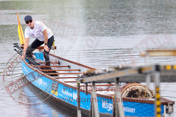 The Devenish Dragons launch boats with Cancer Connect NI at Round O-6