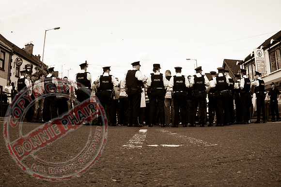 Loyalist Parade in Newtownbutler.