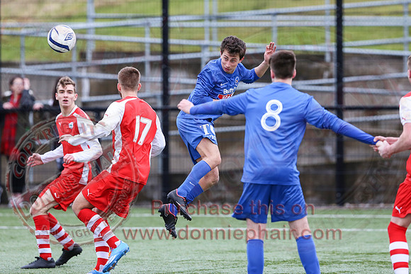 Ballinamallard Youth (2) V Cliftonville Youth (3) in IFA Youth League.