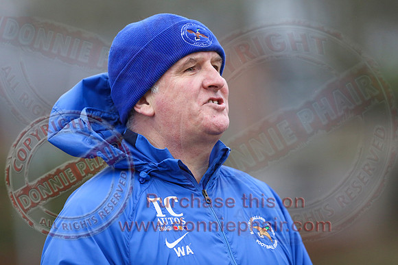 Ballinamallard United (1) V Glenavon (3) in IFA Danske Premier League.