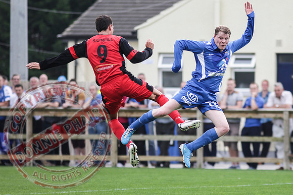 Ballinamallard FC V Dungannon Swifts in IFL Premium League Game.
