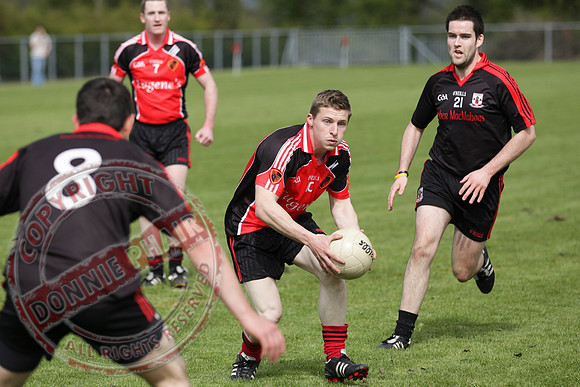 Brookeborough V Maguiresbridge in Senior Men GAA League Football.