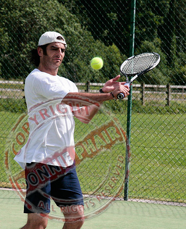 Tennis Competition in the Bawnacre in Irvinestown.