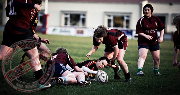 Enniskillen V Sligo in Ladies Rugby.