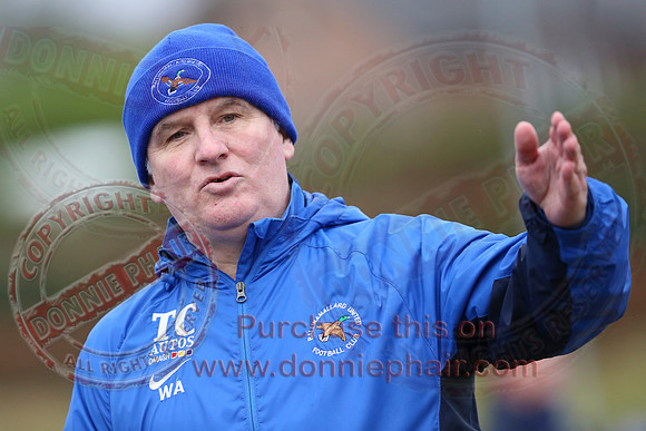 Ballinamallard United (1) V Glenavon (3) in IFA Danske Premier League.