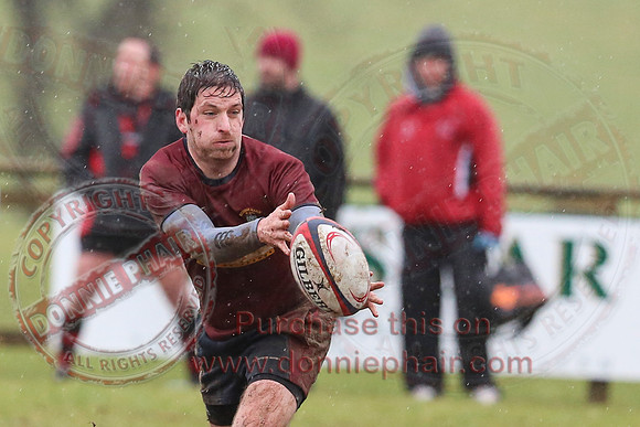 Enniskillen 1st XV (3) V Carrickfergus (20) in Kukri Qualifying Rugby League 2