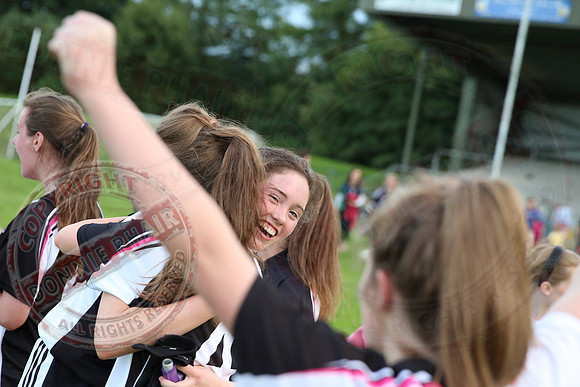 Aghadrumsee (1-14) V Ederney (1-05) in Girls U16 GAA Division One Final.