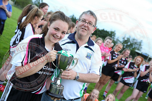 Aghadrumsee (1-14) V Ederney (1-05) in Girls U16 GAA Division One Final.