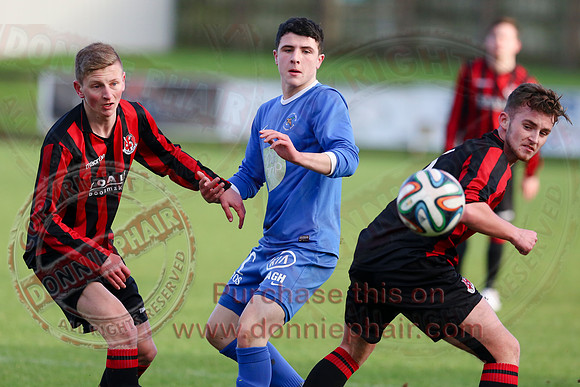 Ballinamallard Reserves (1) V Crusaders (1) in IFA Reserve League.