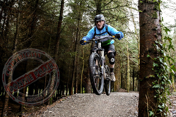 Mountainbiking in Blessingbourne Estate.