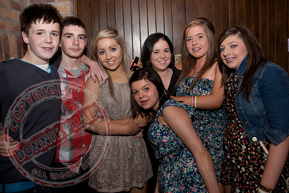 Julie-Ann Elliott 18th Birthday Party held in Squires in Enniskillen.