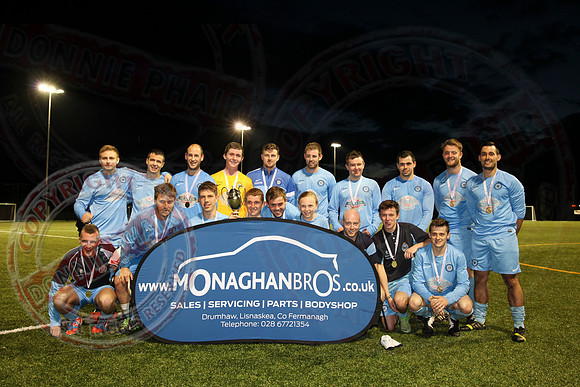 Enniskillen Town (2) V Ballinamallard United Reserve (0) in 75th Coffey Cup Final.