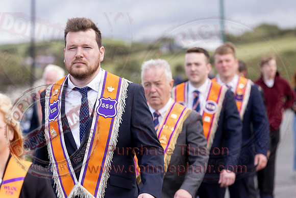 Annual County Donegal Twelfth Demonstration at Rossnowlagh-71