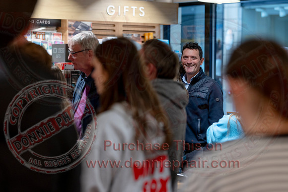 Bernie Collins from F1 - Book Signing in Waterstones, Enniskillen-18