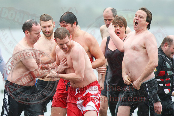 Galloon Island Charity Swim on New Years Day.