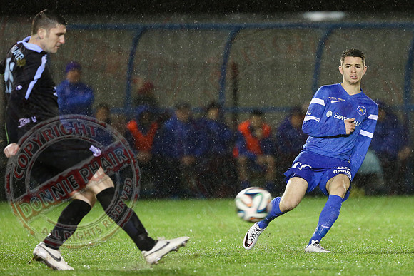 Ballinamallard United (2) V Ballymena United (3) in League Cup Semi-Final.