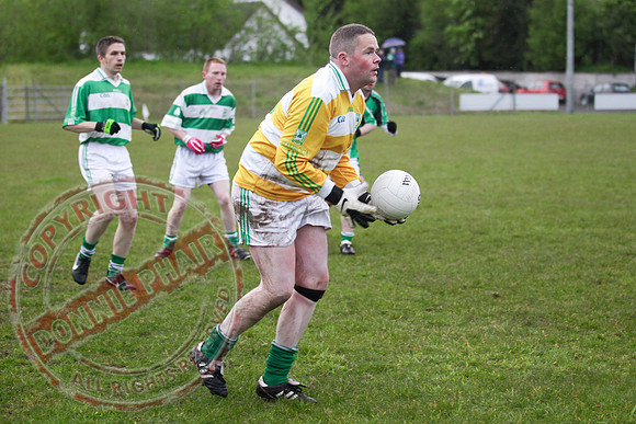Teemore V Roslea in Senior Men GAA League Football.