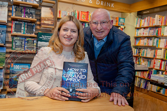 Bernie Collins from F1 - Book Signing in Waterstones, Enniskillen-29