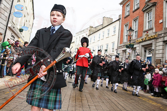 St. Patrick's Day celebrations in Enniskillen, County Fermanagh.