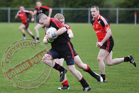Brookeborough V Maguiresbridge in Senior Men GAA League Football.