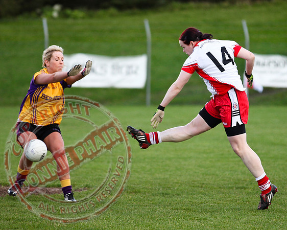 St. Pat's Donagh V Carryduff in Ladies Junior Cup GAA Ulster Match.