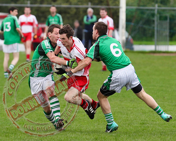St. Pat's Donagh V Roslea in GAA Football League Match.