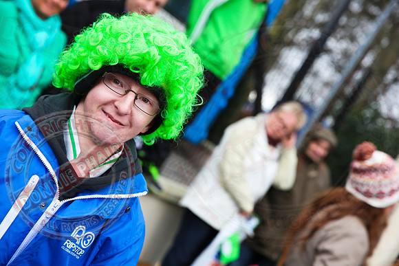 St. Patrick's Day celebrations in Enniskillen, County Fermanagh.