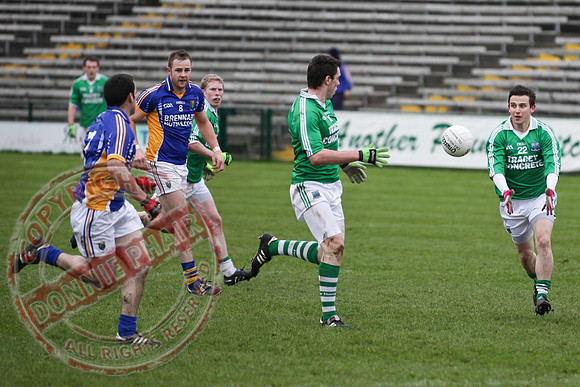Fermanagh Senior Men V Wicklow in GAA Football in Brewster Park, Enniskillen.