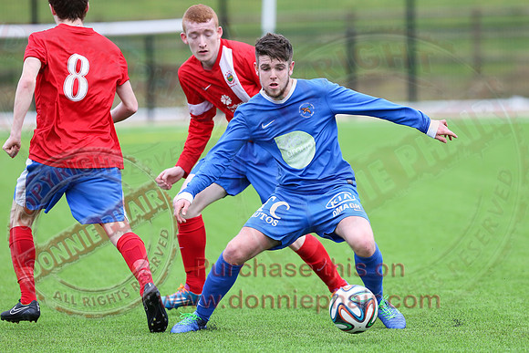 Ballinamallard Reserves (1) V Linfield Swifts (3) in NI Reserve League.