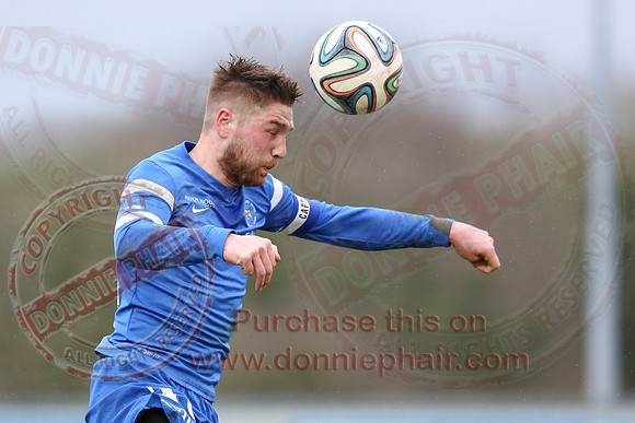 Ballinamallard United (1) V Glenavon (3) in IFA Danske Premier League.