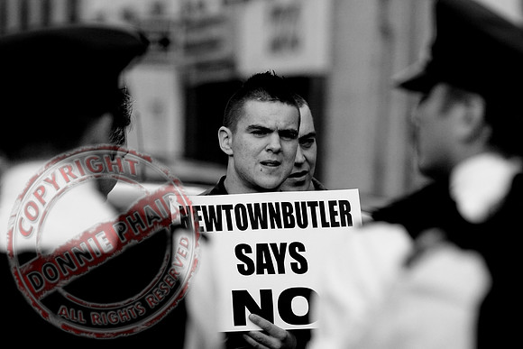 Loyalist Parade in Newtownbutler.